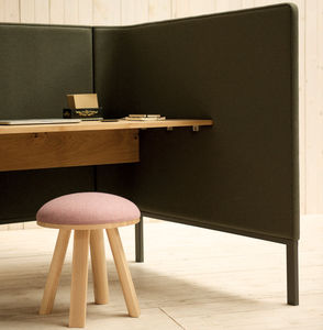 scrivania per open space / in quercia / moderna / professionale