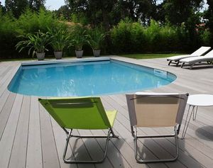 piscina interrata / in calcestruzzo / in cassaforma in polimero / da esterno