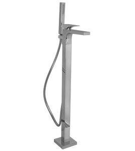 miscelatore per vasca / a pavimento / in metallo cromato / da bagno
