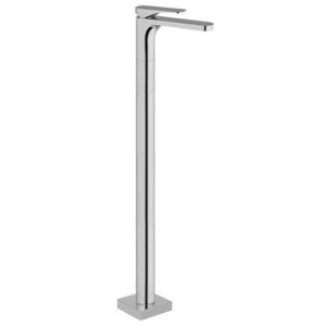 miscelatore per lavabo / a pavimento / in metallo cromato / da bagno