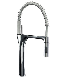 miscelatore in metallo cromato / in ABS / da cucina / 1 foro