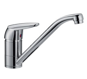miscelatore in metallo cromato / da cucina / 1 foro / per acqua fredda