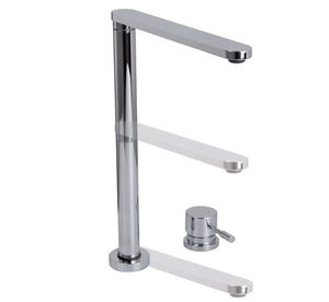 miscelatore in metallo cromato / da cucina / 2 fori
