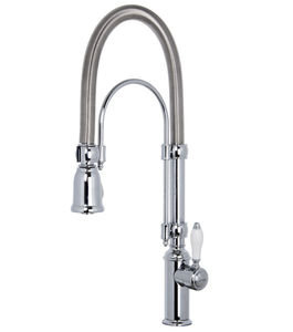 miscelatore in metallo cromato / in ABS / da cucina / 1 foro