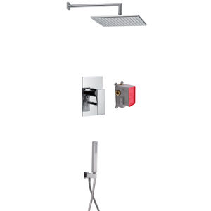 set doccia da incasso a muro / moderno / con doccia a mano / con soffione regolabile