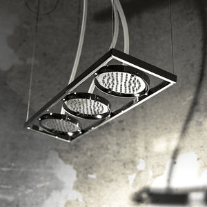 soffione doccia da soffitto / rotondo / pioggia