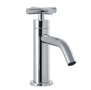 miscelatore per lavabo / in metallo cromato / da bagno / 1 foro