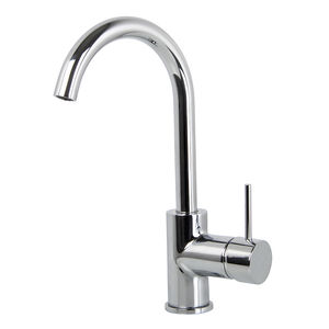 miscelatore per lavabo / in metallo cromato / da bagno / 1 foro