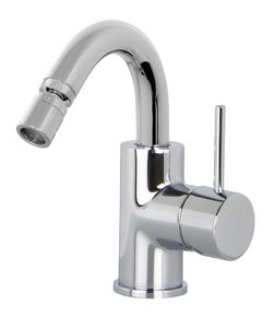 miscelatore per bidet / in metallo cromato / da bagno / 1 foro