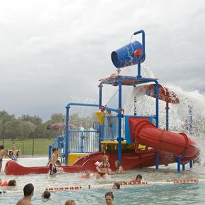 struttura ludica per parco acquatico / in acciaio inossidabile