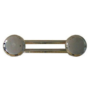 appendiabiti da parete moderno / in acciaio / doppio / da bagno