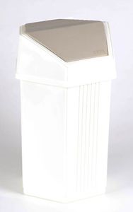 pattumiera igienica / in ABS / con coperchio basculante / moderna