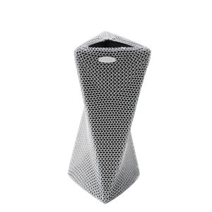 vaso moderno / in acciaio inox / in ceramica