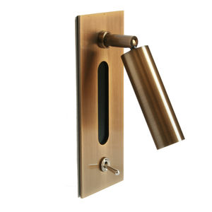 applique moderna / in metallo / LED / tubolare