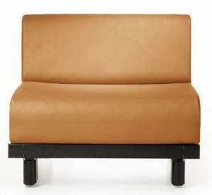 poltrona letto / moderna / in finta pelle / in tessuto ignifugo