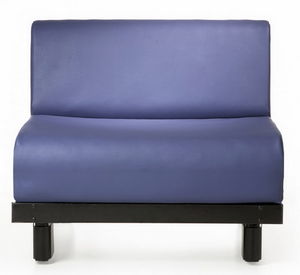 poltrona moderna / in finta pelle / letto