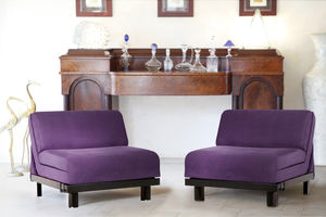 poltrona moderna / in finta pelle / letto