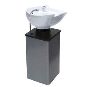 lavabo da terra / in ceramica / in metallo / moderno