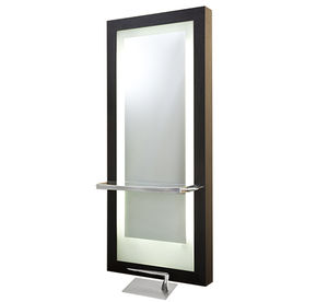 mobile da toeletta moderno / in legno / da parete / per parrucchiere
