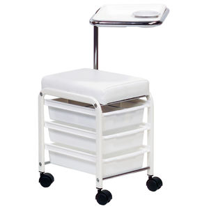 carrello terapia / per centro estetico / in metallo / in plastica