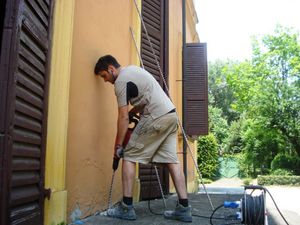 sistema di iniezione di resina espansiva / per consolidamento delle fondazioni / per consolidamento terreni