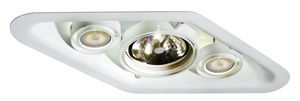 faretto da incasso a soffitto / da interno / alogeno / quadrato