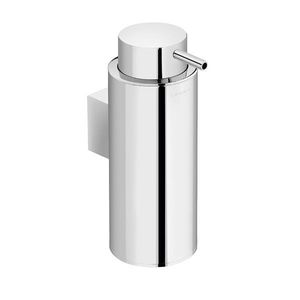 distributore di sapone professionale / da parete / in cromo / manuale