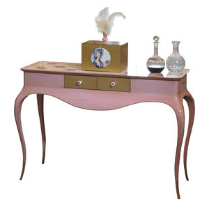consolle in stile / in legno / rettangolare / con cassetti