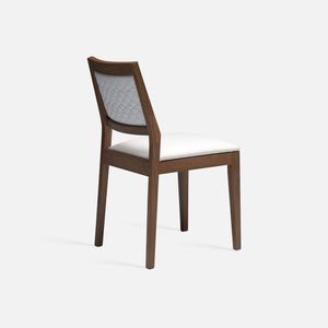 sedia da ristorante classica / imbottita / con braccioli / impilabile