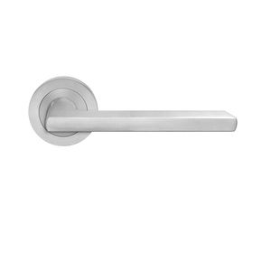 maniglia per porta / in acciaio inox / moderna