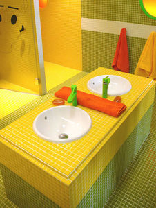 mosaico da interno / da bagno / da parete / in vetro
