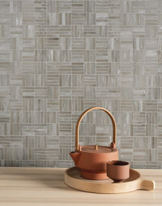 mosaico da interno / da parete / in vetro / quadrato