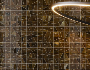 mosaico da interno / da parete / in vetro / quadrato
