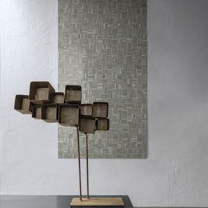 mosaico da interno / da parete / in vetro / quadrato