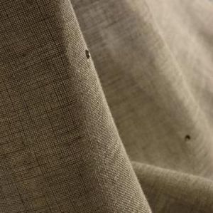 tessuto da tappezzeria / a tinta unita / in lino