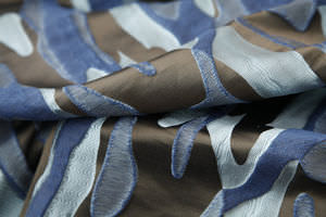 tessuto da tappezzeria / a motivi / in seta / Jacquard