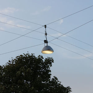 illuminazione su cavi LED / tonda / in ghisa di alluminio / da esterno