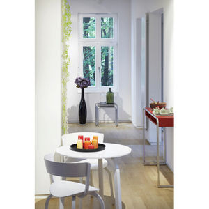 tavolo console / moderno / in metallo / in legno laccato