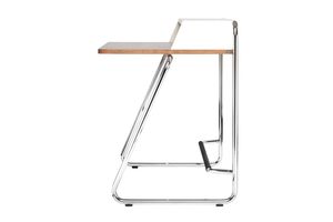 scrivania in legno / in acciaio / moderna / con vano contenitore
