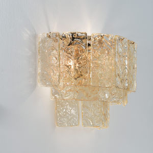 applique moderna / in vetro di Murano / a incandescenza