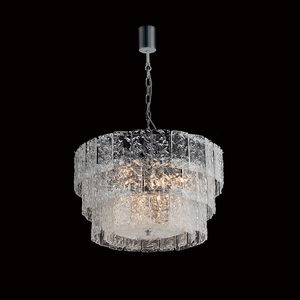 lampadario moderno / in vetro di Murano / a incandescenza