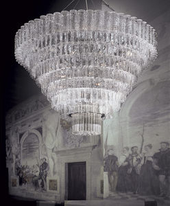 lampadario moderno / in vetro di Murano / a incandescenza