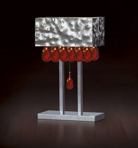 lampada da tavolo / moderna / in cristallo / scultura