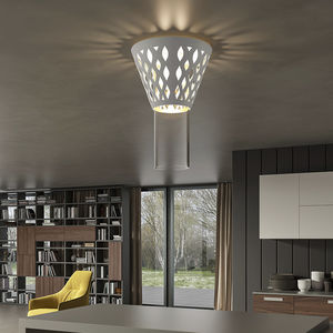 plafoniera moderna / in metallo / LED / da interno
