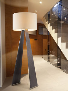 lampada da terra / moderna / in tessuto / da interno