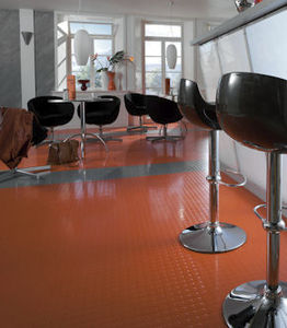 pavimento in gomma / professionale / a quadrotte / cerato