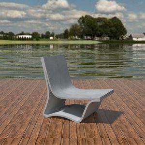 prendisole design minimalista / in calcestruzzo ad alte prestazioni / da giardino / per piscina