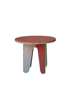 tavolo d'appoggio / rotondo / da interno / moderno