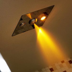 soffione doccia da soffitto / rettangolare / a pioggia