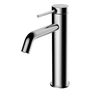 miscelatore per lavabo / in metallo cromato / da bagno / 1 foro